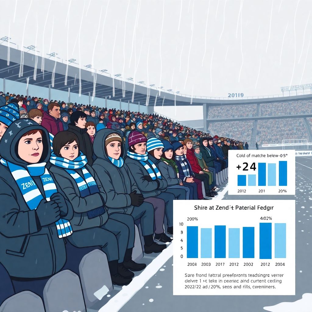 Влияние климатических условий на болельщиков северной столицы и их поведение