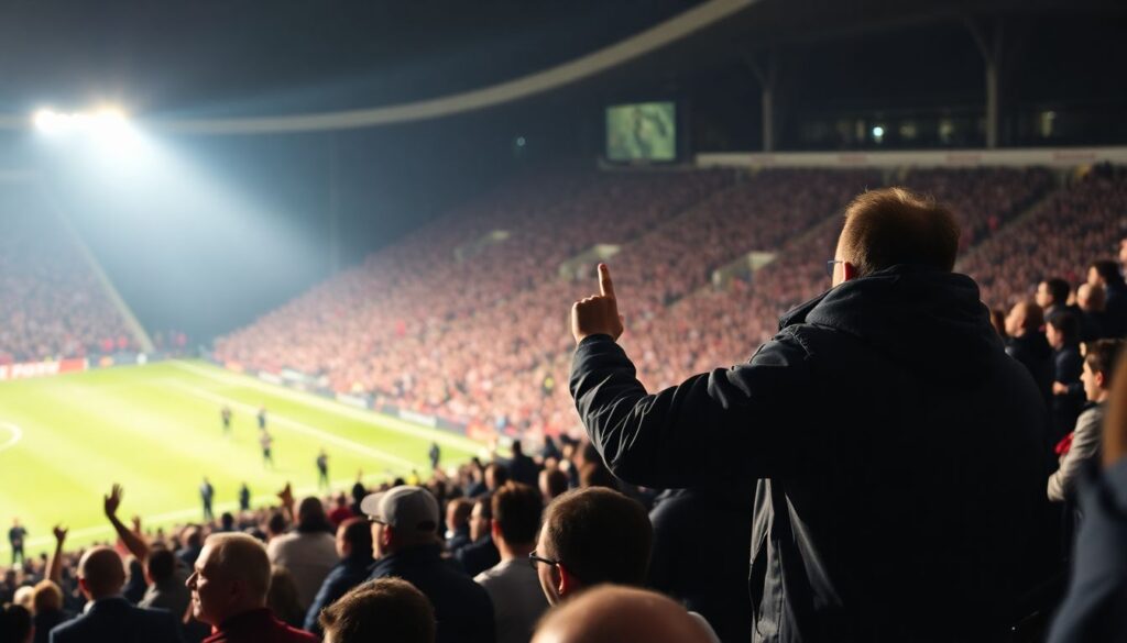 Матчевые заметки: настроение северной трибуны после гола - иллюстрация