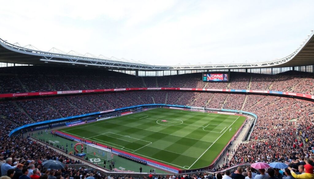 Сравнение болельщицких культур: север против юга в столицах - иллюстрация