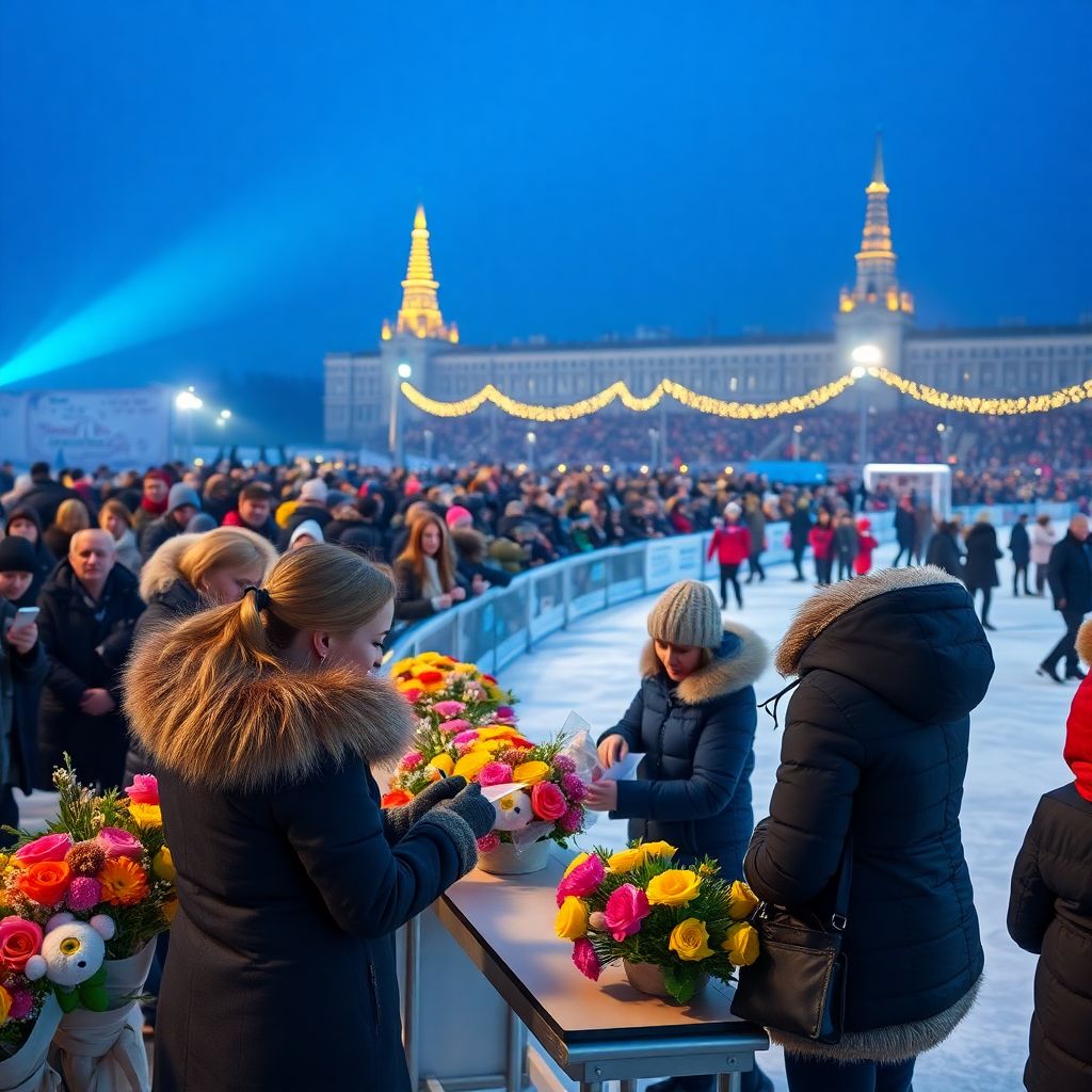Загитова и Медведева в морозных Лужниках: как фигуристы дарят праздник болельщикам