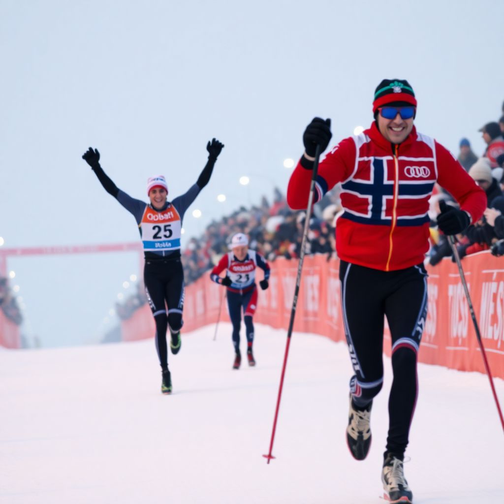 Коростелев лишь десятый в марафоне в Осло: норвежцы и биатлонист Хедегарт