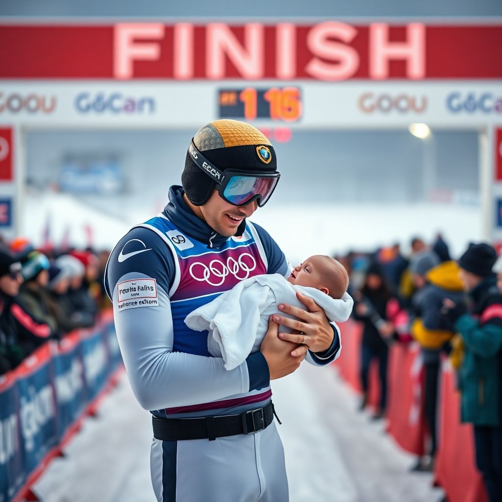 Ижевский биатлонист Корнев взял золото ЧР в суперспринте и отпраздновал с сыном