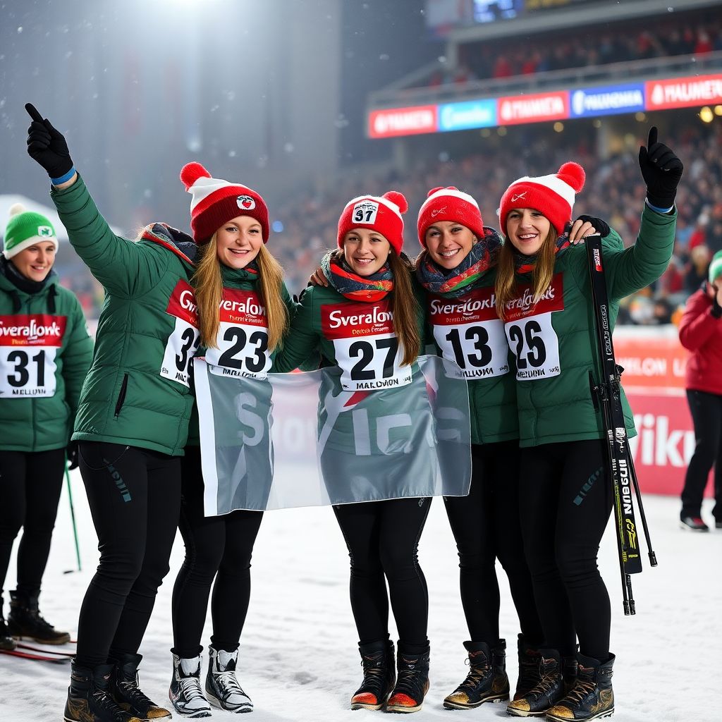 Свердловская область выиграла эстафету ЧР по биатлону: триумф сестер Шевченко