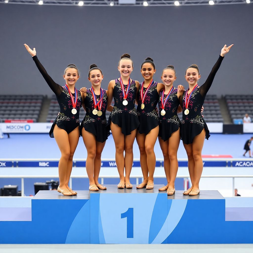 Фото чемпионок России по художественной гимнастике: триумф Алины Кабаевой