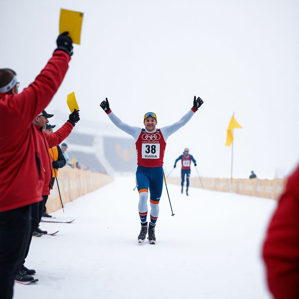 Александр Большунов выиграл марафонский масс-старт 70 км в Мончегорске