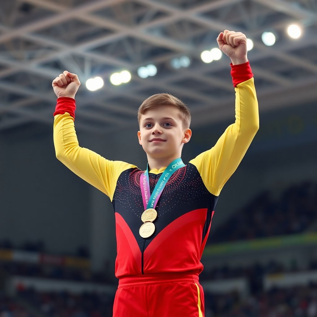 Фото: Арсений Духно выигрывает главное золото ЧР-2026 по спортивной гимнастике